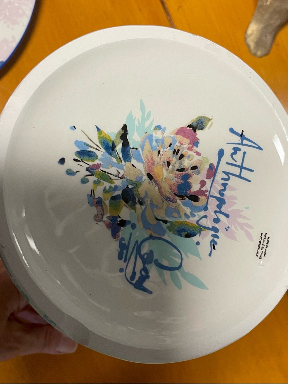 Anthropologie Gardenshire floral, handpainted Pitcher NEW - Picture 7 of 9